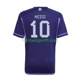 Tenue Argentine Lionel Messi 10 Exterieur World Cup 2022 Maillot de Foot